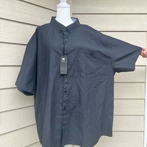 E730 NWT Visive Big Men’s Black Dress Shirt